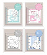 シールバインダー ミニクリアバインダー miw_58153_58156 mini CLEAR BINDER Bine バイン マインドウェイ…