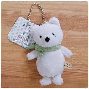 ����ׂ� �L�[�`�F�[�� �G�R�̂��߂̊���Ɋ�t�@�V���W�J�g�E solarbear cute key chain - Shinzi Katoh design