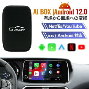 �_�{�����聚�撅50���l10��OFF�^�yAI Box CarPlay�z���C�����X Car Play �A�_�v�^�[ ���C�����X �J�[�v���C IOS��Android�ɑΉ� ����Đ� �Ԃ�YouTube�ENetflix������ CarPlay ���C�����X�A�_�v�^�[ TF�J�[�h