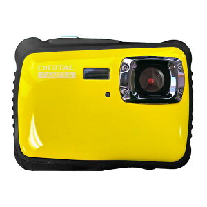 ノア NOA Veldo ヴェルド 防水カメラ 水深3m 動画 セルフタイマー デジタルカメラ 8倍デジタルズーム コンパクト 単4電池モデル 水中撮影 カメラ マリンスポーツ 海 川 工事現場 レッド イエロー