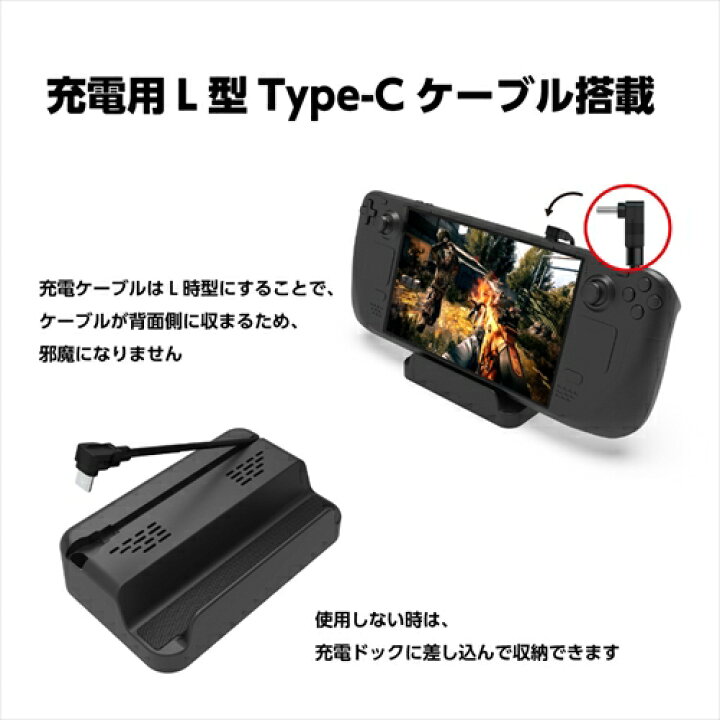 楽天市場】Steam Deck(スチームデック)™対応 45W PD急速充電対応充電 