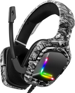 ONIKUMA IjN} Q[~OwbhZbg mCYLZO}CNt Q[~O Q[ wbhz wbhtH }CN  hCo[40mm Xbox One PS4 PC p\R PSP Mac CVXC