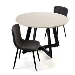 Noxia ���E���h�_�C�j���O�e�[�u�� ��110&�t�F���g�`�F�A�@3�_�Z�b�g ONSE0397 �~�`�_�C�j���O�Z�b�g 2�r�Z�b�g �_�C�j���O�Z�b�g �V���v���X�^�C�� ���_�� �~�` �ؐ� �_�C�j���O�Z�b�g2�l�p