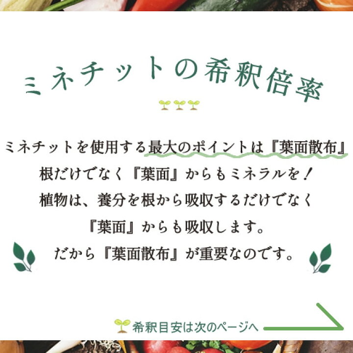 楽天市場 ミネチット1lミネラル鉱物による濃縮植物活性液 スケールメリットクラブ