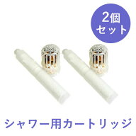 ［2個セット］【シャワー用】ガイアの水135 浄水シャワー 交換用カートリッジ・ビビアンクラブシャワー専…