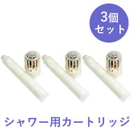 ［3個セット］【シャワー用】ガイアの水135 浄水シャワー 交換用カートリッジ・ビビアンクラブシャワー専…