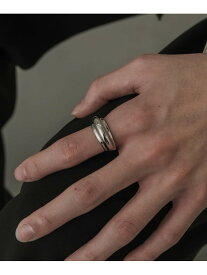 メタルニュアンスリング SMELLY スメリー アクセサリー・腕時計 リング・指輪 ブラック[Rakuten Fashion]