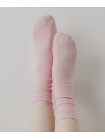ラメカラーソックス SMELLY スメリー 靴下・レッグウェア 靴下 ピンク ブルー グレー[Rakuten Fashion]