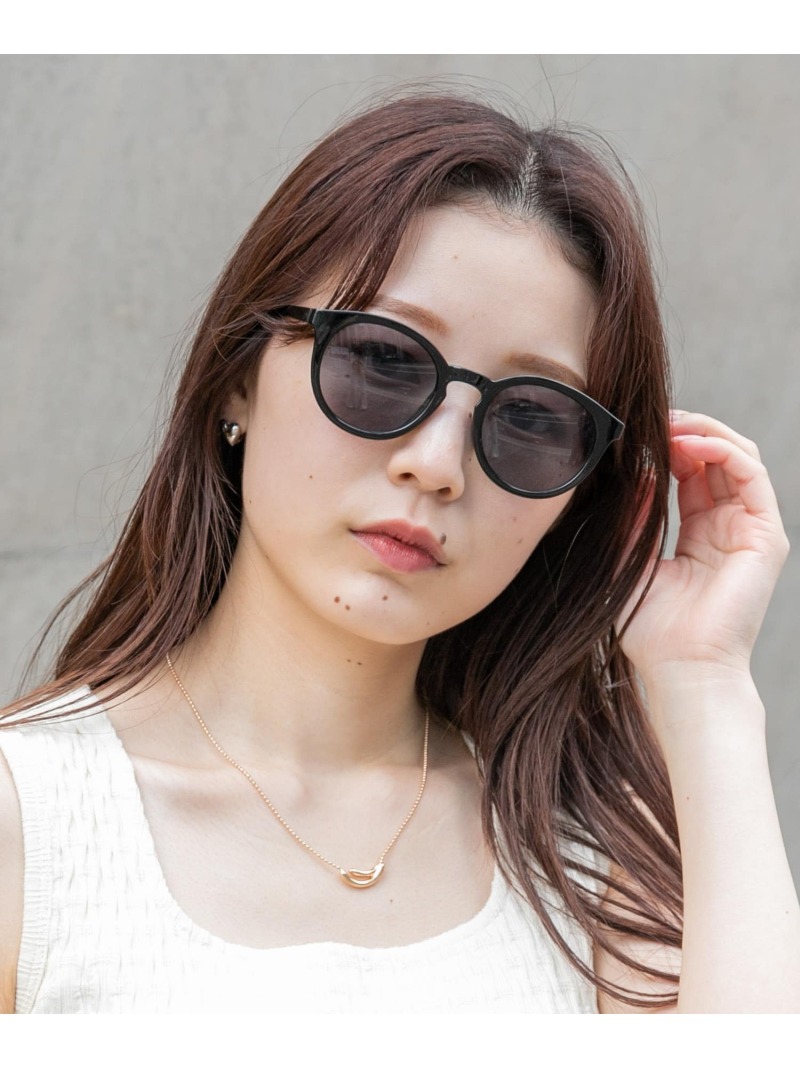 SMELLY レディース ファッショングッズ スメリー 日本製 カラーフレームサングラス メガネ ホワイト レッド Rakuten Fashion ブラック 美しい