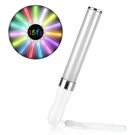 LEDペンライト 10本 ライブ コンサート HB-32 発光カラー 15色 シルバー 単4電池　3本使用（別売） ストラップ付 操作簡単 超軽量 高輝度 電池 送料無料 ペンライト キング パーティ ペンラ 売れ筋 LDE発光 ビンゴ おすすめ ビンゴゲーム