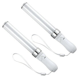 LEDペンライト 2本 ライブ コンサート HB-4 発光カラー 15色 シルバー 単4電池　3本使用（別売） ストラップ付 操作簡単 超軽量 高輝度 電池 送料無料 ペンライト キング パーティ ペンラ 売れ筋 LDE発光 ビンゴ おすすめ ビンゴゲーム