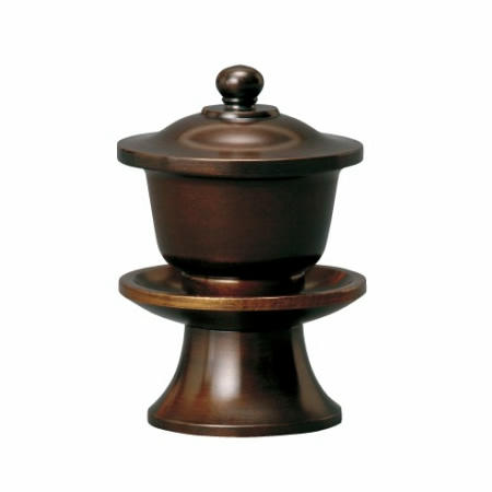 楽天市場】【仏具】茶湯器 伝統型 真鍮製 落し付（サイズ・小 高さ