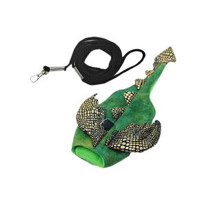 フトアゴヒゲトカゲ爬虫類ハーネスとリードセット.爬虫類爬虫類リード.ペットハーネス.ペット牽引ベルトペット用品