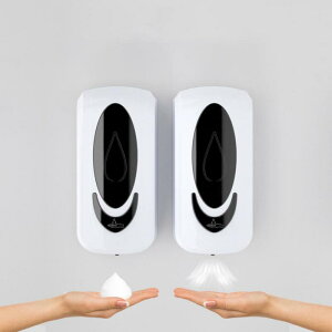 空港ホテルのバスルームアクセサリー用の自動ハンドソープディスペンサーUSB充電液体石鹸容器