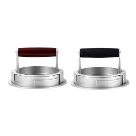 バーガープレスキッチンミートプレスフラットボトムビーフミートボールメーカースムーズミートルーザーハンバーガーパティメーカー