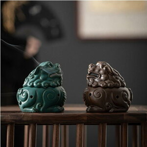 Burner Cones Holder Decors Fragrance Decorative Lion Statue Figurines Censer �ɓK�p Home Dining Room Livingroom Desktop