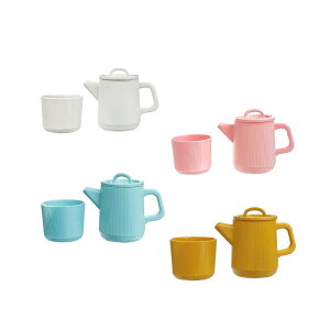 ミニティーポットカップドールハウス装飾装飾品ままごとゲームティーセットキッチンアクセサリーミニテーブルホリデーホームパーティー用