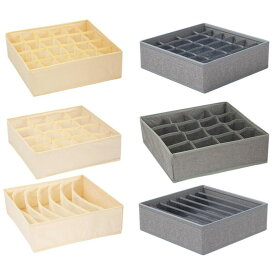 下着靴下収納ボックスキャビネットクローゼットオーガナイザーバスルーム洗える仕切りマルチファンクションストレージビンコンテナ靴下用コンテナ