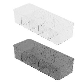 靴下収納ボックス 引き出しオーガナイザー クローゼット 積み重ね可能 透明 ランジェリー収納ビン ブラジャー収納ケース ハンカチ装飾用