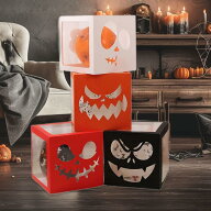 ハロウィン バルーンボックス ハロウィン デコレーション 透明 パーティー 記念品 怖い飾り イブ パーテ…