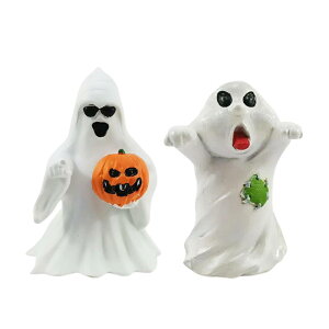 ハロウィン 幽霊 置物 ミニチュア 楽しい 怖い 不気味 樹脂製 幽霊像 彫刻 自宅 ホリデー 棚 車のダッシュボード用
