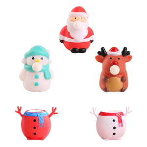 クリスマススピットバブルリラックスおもちゃクリスマスストッキングの詰め物.ホリデーデコレーションクリスマスフィジェットホリデーギフト用