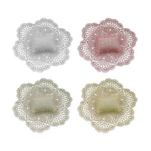 の写真の小道具写真撮影の背景マット枕セットのためのレースのトリム