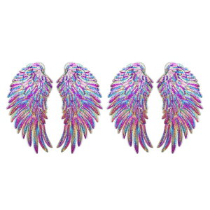 2x XpR[ AvP[V.AngelCs To Iron On / Sew On.15cm