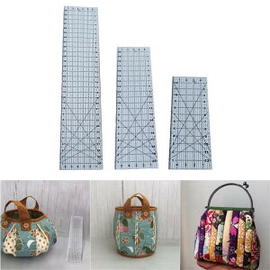 キルティングテンプレートアクリルパッチワークソーイングフレームルーラーDIYソーイングメジャー