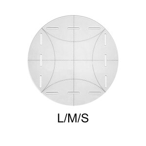 アクリルテンプレートカッティング多機能カーブクリアキルティング定規