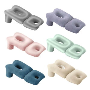 フェイスダウンピロー ネックサポート ライピロー 多目的 取り外し可能なカバー ホームマッサージピロー ベッド用うつ伏せ枕 ホーム読書用