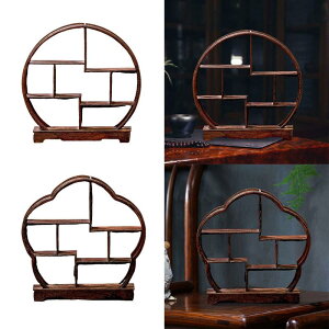 ティーセットラック木製ディスプレイシェルフオーガナイザーリビングルームの置物用ティーカップホルダー