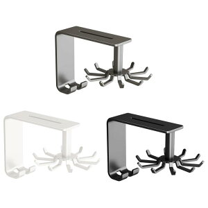 壁掛け調理器具ハンギングラック 360 回転フックキッチン用品フックキッチンアクセサリー鍋まな板ポット