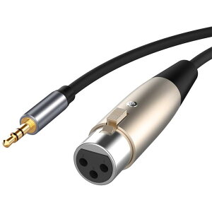 XLR ���� 3.5mm �A�_�v�^�[ �P�[�u�� �X�e���I �I�[�f�B�I �P�[�u�� �f�W�^����჌�t �J�����p