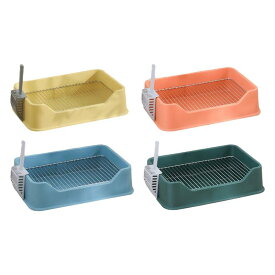 犬用トイレパン ケージ トイレパン おしっこパントレイ ウサギ用便器 スプーン付き 犬 トイレトレイ フェレット バニー 子犬 ウサギ チンチラ用