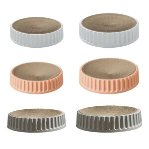 ペット猫スクラッパッドおもちゃラウンドスクラッチボードグラインドクロー家具プロテクター屋内段ボール子猫ペットアクセサリー