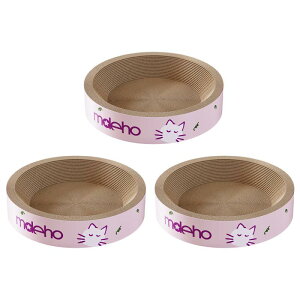 丸い猫の爪とぎ.段ボールの猫の爪とぎ.厚手の段ボールの猫のベッド.猫用の猫の爪とぎ.爪のトレーニングの爪とぎボード