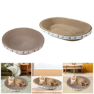 段ボール猫スクラッチャーベッド. 段ボール猫スクラッチボード. レスト猫スクラッチャーボウルおもちゃ猫スクラッチ盆地.