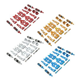 1/16 RC カーアップグレード金属部品フロントとリアショックアブソーバーアップグレード部品 RC カーステアリングアセンブリ 16104 Q130B RC カー用