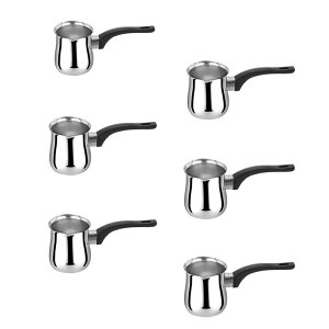 turkish Coffee Pot Coffee Server Mini Sauce Pan Professional Modern Butter Melting Pot ɓKp Deloicious Daily Stovetop
