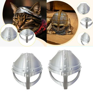 猫マスクヘルメットシルバーギフト丈夫な誕生日パーティーの記念品日常用品快適なフィット感快適ペットコスプレアパレル