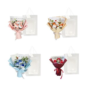 Crochet FlowersBouquet�҂݉ԃM�t�g���������U�̑���.���ӍՂ̓��̂��߂̉Ԃ̕ۑ�