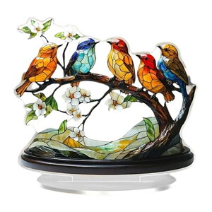 Bird Branch Desktop Ornament 2DtbgAj}v[NfBXvCp̉̂߂̃fBXvC