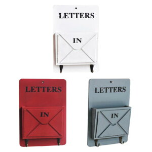 木製の吊り下げキーホルダーレターホルダープレミアム多機能フック付きレトロウォールシェルフオーガナイザーホームエントレイの出入り口