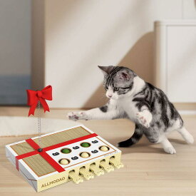 ポータブル「モグラたたき」猫エンリッチメントゲームと