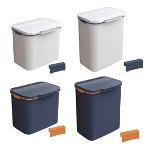 壁掛けゴミ箱 無臭 ゴミ箱 Silding 蓋カバー ゴミ箱 ゴミ箱 リビングルーム キッチン バスルーム ホーム 食器棚用