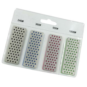 スノーボードスキー用4本/セットダイヤモンド砥石プロ用砥石24000 1000.細粗砥石 , L