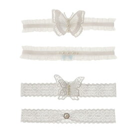 花嫁用ウェディングガーター.太ももリング.快適なレースレッグガーター.ビーズ付き.宴会.女.ダンス.ステージパフォーマンスパーティー用