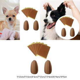 2個の犬の耳はステッカーを固定します.