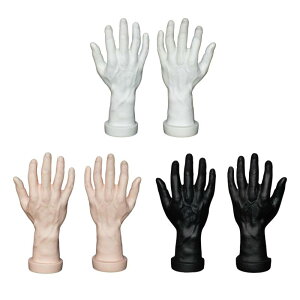 ハンドモデル.マネキンハンド.シミュレーション.写真小道具をテーマにしたパーティーネイルトレーニングのためのリアルな偽の人間のハンドハロウィーンの装飾
